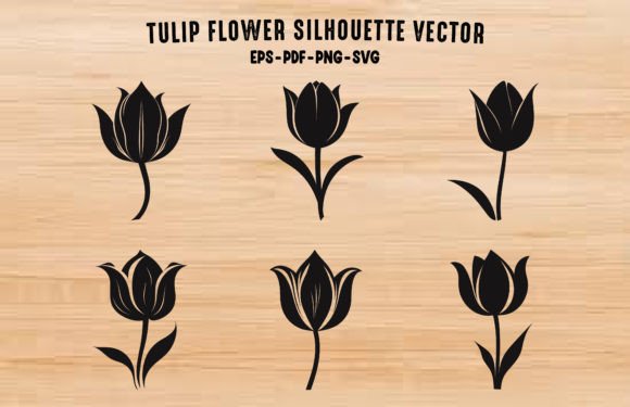 Tulip Flower Vector PNG Clipart